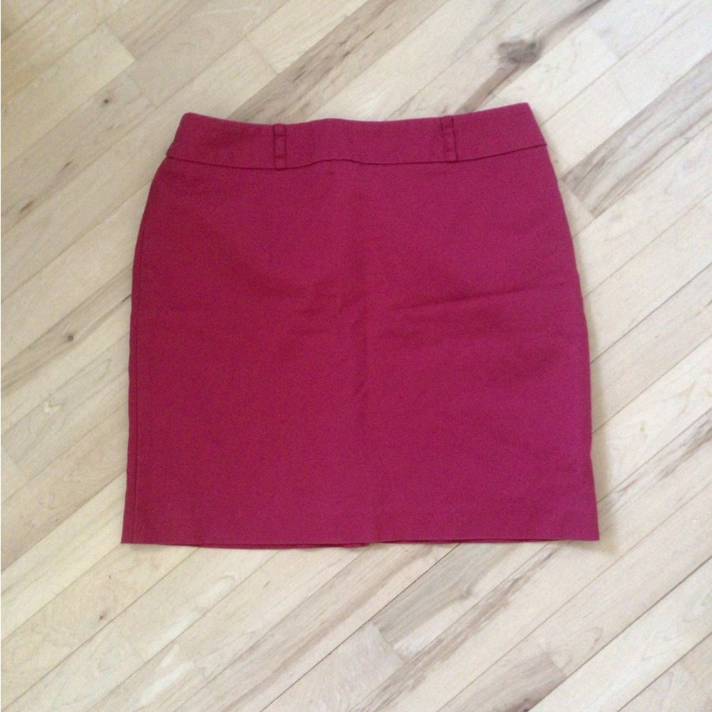 2/$10 Larry Levine Red Mini Pencil Skirt for Work